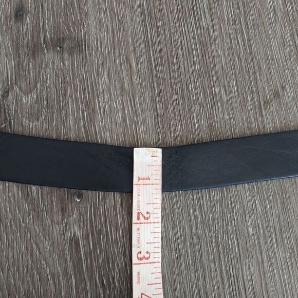 Fossil Black Leather Men's Belt Large - Picture 6 of 6